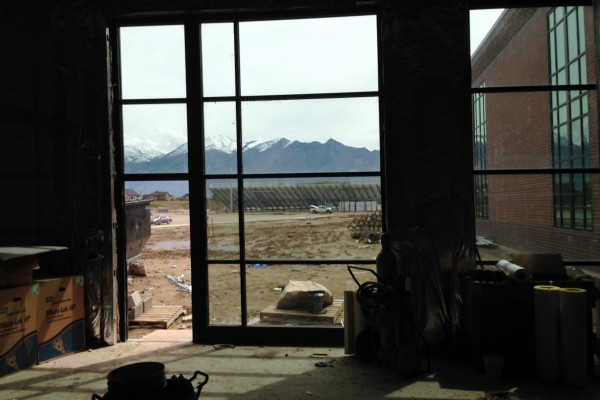 SHS football field from library