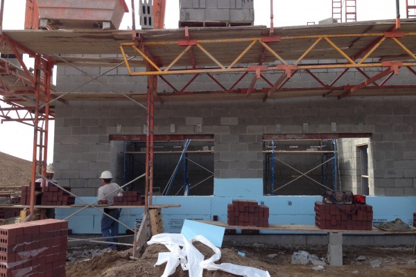 SHS outdoor bathroom and concessions