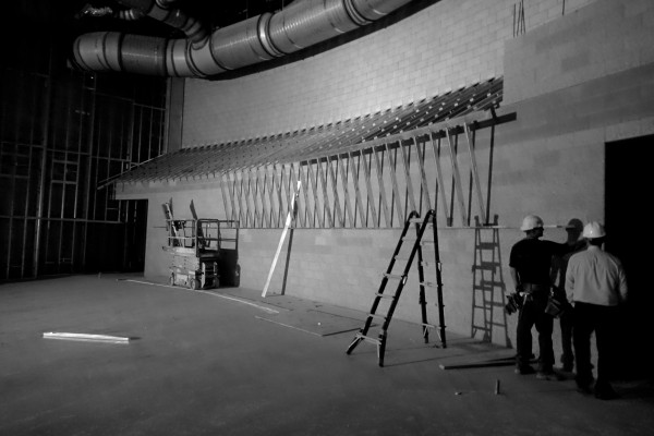 SHS auditorium sound walls SHS auditorium sound walls