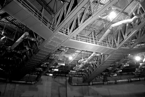 SHS catwalk in auditorium SHS catwalk in auditorium
