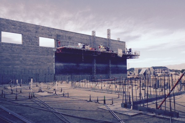 SHS exterior facade, Main Gym, north side SHS exterior facade, Main Gym, north side