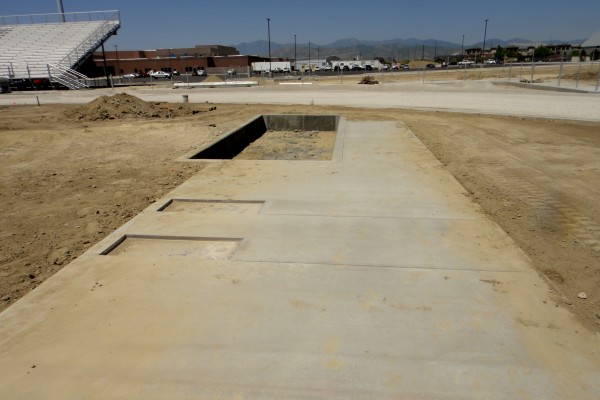 SHS long jump pit 2 SHS long jump pit 2