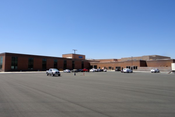 SHS north parking lot SHS north parking lot
