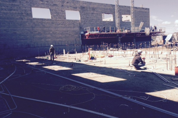 SHS preparing main office floor to be poured SHS preparing main office floor to be poured