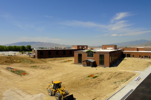 SHS back of school from stadium SHS back of school from stadium