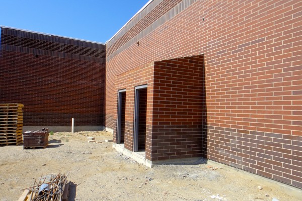 SHS outside Ag shop storage area SHS outside Ag shop storage area