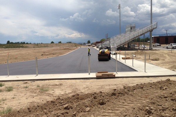 SHS paving the track SHS paving the track