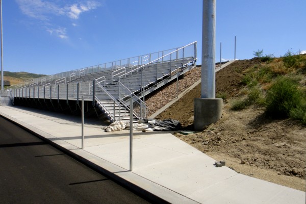 SHS visitor bleachers 2 SHS visitor bleachers 2