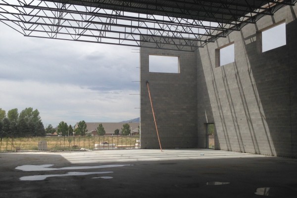 SHS SW auxiliary gym, roof deck nearly complete SHS SW auxiliary gym, roof deck nearly complete