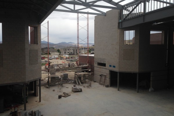 SHS commons area from stairs SHS commons area from stairs