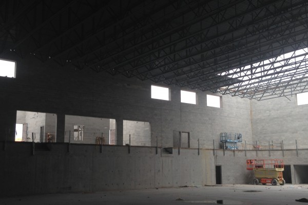 SHS main gym, west entrance (from street side) SHS main gym, west entrance (from street side)