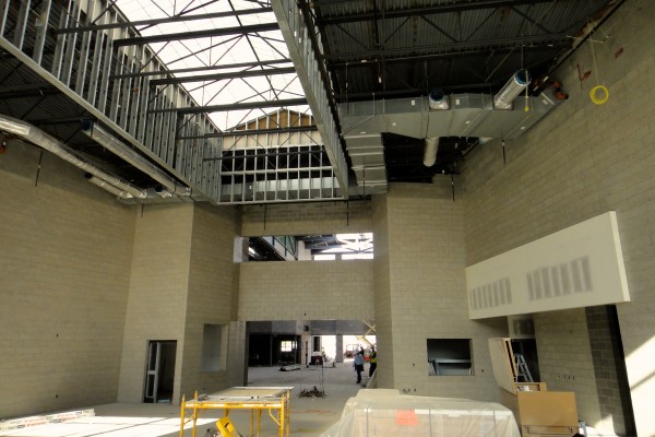 back of media center looking toward main entry back of media center looking toward main entry