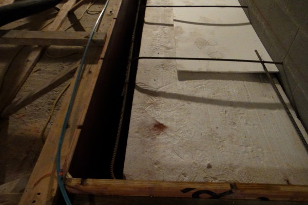 base for lockers in locker room base for lockers in locker room