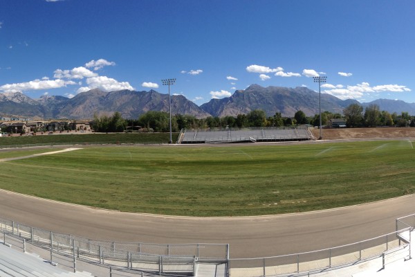 panoramic football field panoramic football field