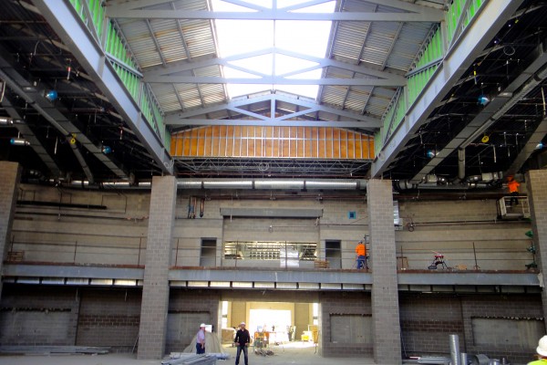 skylight and commons area skylight and commons area