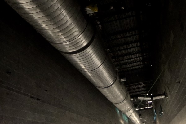 ductwork in hall ductwork in hall
