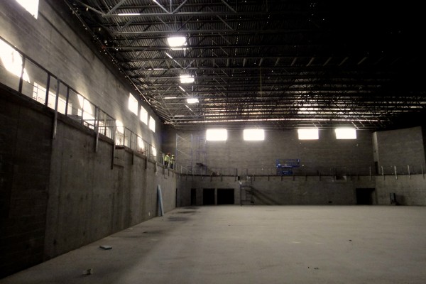 main gym from the floor main gym from the floor